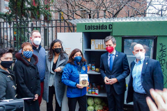 Governor Hochul Participates in Martin Luther King Day of Service Food Distribution at  the Trinity Lower East Side Lutheran Parish. New York City, NY (C) Bianca Otero