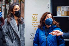 Governor Hochul Participates in Martin Luther King Day of Service Food Distribution at  the Trinity Lower East Side Lutheran Parish. New York City, NY (C) Bianca Otero