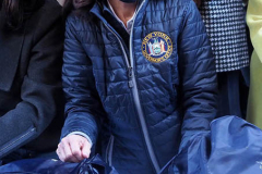 New York State Governor Kathy Hochul thanks Volunteers and Distributes Turkeys at the Memorial Baptist Church in Harlem, New York City on November 23, 2021