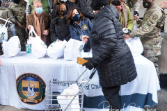 Governor Kathy Hochul thanks Volunteers and Distributes Turkeys at the Memorial Baptist Church in Harlem, New York City on 23 Nov 2021