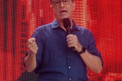 New York,The Outer Rainband of Hurricane Henri prompted the premature end of the concert “WE LOVE NYC: The Homecoming Concert" produced by New York City, Clive Davis and Live Nation. 
The concert  featured music icons and contemporary artists spanning musical and entertainment genres. The outer band of Hurricane Henri prompted the premature end of the concert.Stephen Colbert