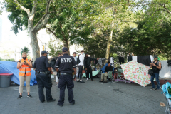 August 2  2022. Homeless sweep Chinatown, Corner of Canal and Forsyth Street.  Yunghi Kim/ Contact Press Images.