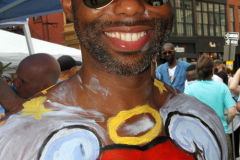 New York 8th annual Body Painting Day.cover 50 artists and models came out to showcase there talent and paint living canvasses after the painting portion of the event they all walked down 5th ave to Washington Square park to pose for photographs and then boarded a Double Decker bus to Bushwick Brooklyn to celebrate.