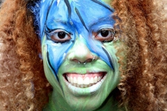 New York 8th annual Body Painting Day.cover 50 artists and models came out to showcase there talent and paint living canvasses after the painting portion of the event they all walked down 5th ave to Washington Square park to pose for photographs and then boarded a Double Decker bus to Bushwick Brooklyn to celebrate.