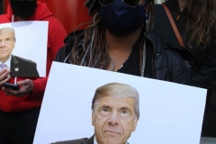 New York- Rally held in front of  New York Governor Andrew Cuomo's office in Manhattan 
for him to resign or for his impeachment due to the complaints of 8 female employees.