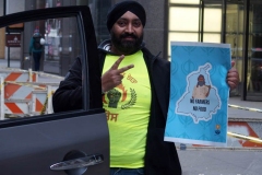 New York,  Punjab Indian Farmer protest held in Times Square. New York Punjab's are  holding a protestnin solidarity with farmers of Punjab,Haryana and other states 
, they are in opposition of three agricultural bills passed by the Indian government.