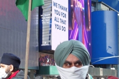 New York,  Punjab Indian Farmer protest held in Times Square. New York Punjab's are  holding a protestnin solidarity with farmers of Punjab,Haryana and other states , they are in opposition of three agricultural bills passed by the Indian government.