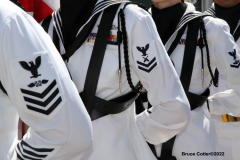 May 30 2022  NEW YORK  - Intrepid Air and Space Museum Memorial Day wreath ceremony commemorating  military personnel past and present.