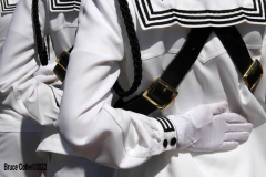 May 30 2022  NEW YORK  - Intrepid Air and Space Museum Memorial Day wreath ceremony commemorating  military personnel past and present.
