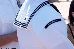 May 30 2022  NEW YORK  - Intrepid Air and Space Museum Memorial Day wreath ceremony commemorating  military personnel past and present.