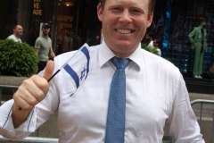 May 22, 2022  NEW YORK  After a three-year hiatus, the Celebrate Israel Parade returned,  Politicians with supporters of the State of Israel marched up  Fifth Avenue for the annual event.
Andrew Giuliani