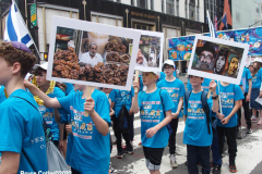 May 22, 2022  NEW YORK  After a three-year hiatus, the Celebrate Israel Parade returned,  Politicians with supporters of the State of Israel marched up  Fifth Avenue for the annual event.