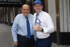 May 22, 2022  NEW YORK  After a three-year hiatus, the Celebrate Israel Parade returned,  Politicians with supporters of the State of Israel marched up  Fifth Avenue for the annual event.
 former NYC Mayor and former President Donald Trump's Lawyer Rudy Giuliani, Andrew Giuliani