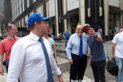 May 22, 2022  NEW YORK  After a three-year hiatus, the Celebrate Israel Parade returned,  Politicians with supporters of the State of Israel marched up  Fifth Avenue for the annual event.
 former NYC Mayor and former President Donald Trump's Lawyer Rudy Giuliani, Andrew Giuliani