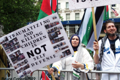 May 22, 2022  NEW YORK  After a three-year hiatus, the Celebrate Israel Parade returned,  Politicians with supporters of the State of Israel marched up  Fifth Avenue for the annual event.
  Anti Israel Protestors