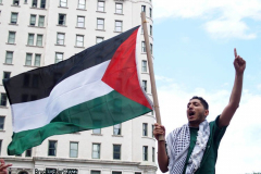 May 22, 2022  NEW YORK  After a three-year hiatus, the Celebrate Israel Parade returned,  Politicians with supporters of the State of Israel marched up  Fifth Avenue for the annual event.
  Anti Israel Protestors