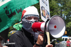 May 22, 2022  NEW YORK  After a three-year hiatus, the Celebrate Israel Parade returned,  Politicians with supporters of the State of Israel marched up  Fifth Avenue for the annual event.
Anti Israel rotestors