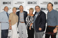 Group shot of Dale Berra, Larry Berra, and Tim Berra attends “It Ain't Over" Premiere.