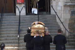 July 20, 2022  NEW YORK  Ivana Trump, the first wife of former President Donald Trump, was laid to rest in a funeral mass in New York City Wednesday.
Her children Donald Trump Jr., Eric Trump, and Ivanka Trump were in attendance for  the funeral held at St. Vincent  de Ferrer Roman Catholic Church in New York City. Former President Trump with  current wife  Melania were also present.