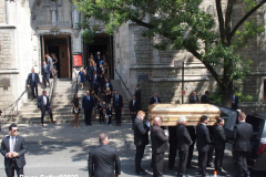 July 20, 2022  NEW YORK  Ivana Trump, the first wife of former President Donald Trump, was laid to rest in a funeral mass in New York City Wednesday.
Her children Donald Trump Jr., Eric Trump, and Ivanka Trump were in attendance for  the funeral held at St. Vincent  de Ferrer Roman Catholic Church in New York City. Former President Trump with  current wife  Melania were also present.