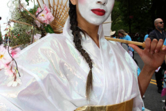 May 14, 2022  First Annual Japan Dy Parade marches down Central Park West in Manhattan, Bands,Floats and celebrities enjoy the festivities. George Takei was the Inaugural 
Grand Marshal.