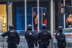 Funeral for NYPD Rookie Cop JASON RIVERA, was held at the St. Patrick’s Cathedral in Mid-Town Manhattan. 
RIVERA only 22, died in a routine domestic call in Manhattan along with another Officer, Wilbert Mora, 27. Thousands of NYPD officers attended as well as family members, friends and colleagues of now post-humously promoted, Detective JASON RIVERA. New York, NY (C) Bianca Otero