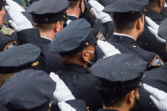 Funeral for NYPD Rookie Cop JASON RIVERA, was held at the St. Patrick’s Cathedral in Mid-Town Manhattan. 
RIVERA only 22, died in a routine domestic call in Manhattan along with another Officer, Wilbert Mora, 27. Thousands of NYPD officers attended as well as family members, friends and colleagues of now post-humously promoted, Detective JASON RIVERA. New York, NY (C) Bianca Otero