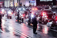 Funeral for NYPD Rookie Cop JASON RIVERA, was held at the St. Patrick’s Cathedral in Mid-Town Manhattan. 
RIVERA only 22, died in a routine domestic call in Manhattan along with another Officer, Wilbert Mora, 27. Thousands of NYPD officers attended as well as family members, friends and colleagues of now post-humously promoted, Detective JASON RIVERA. New York, NY (C) Bianca Otero