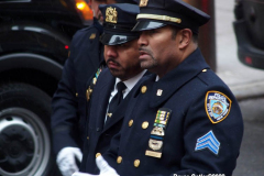 January28, 2022  NEW YORK
Funeral for slain New York City Police Officer 
Jason Rivera. Officer Jason Rivera, who was fatally shot while responding to a 911 call one week ago, was remembered at St. Patrick’s Cathedral as a sea of officers gathered outside to salute him thousands of police officers from New York to California gathered outside, the funeral service.