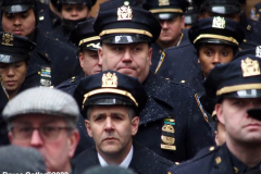 January28, 2022  NEW YORK
Funeral for slain New York City Police Officer 
Jason Rivera. Officer Jason Rivera, who was fatally shot while responding to a 911 call one week ago, was remembered at St. Patrick’s Cathedral as a sea of officers gathered outside to salute him thousands of police officers from New York to California gathered outside, the funeral service.