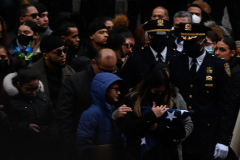 Thousands of Officers attended the funeral.