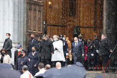 Funeral for Police Officer Jason Rivera that was held at St. Patrick’s Cathedral, New York City on 28 Jan 2022.