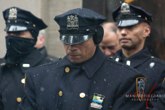 Funeral for Police Officer Jason Rivera that was held at St. Patrick’s Cathedral, New York City on 28 Jan 2022.