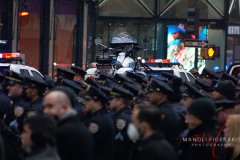Funeral for Police Officer Jason Rivera that was held at St. Patrick’s Cathedral, New York City on 28 Jan 2022.