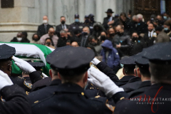 Funeral for Police Officer Jason Rivera that was held at St. Patrick’s Cathedral, New York City on 28 Jan 2022.