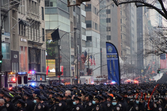 Funeral for Police Officer Jason Rivera that was held at St. Patrick’s Cathedral, New York City on 28 Jan 2022.