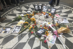 Geoffrey Owen from The Cosby Show at the Memorial for John Lennon on what would have been his 81st birthday on Oct. 9
Photo By Diane Cohen