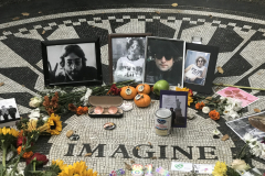 Geoffrey Owen from The Cosby Show at the Memorial for John Lennon on what would have been his 81st birthday on Oct. 9
Photo By Diane Cohen