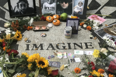 Geoffrey Owen from The Cosby Show at the Memorial for John Lennon on what would have been his 81st birthday on Oct. 9
Photo By Diane Cohen