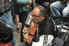 Geoffrey Owen from The Cosby Show at the Memorial for John Lennon on what would have been his 81st birthday on Oct. 9
Photo by Diane Cohen
