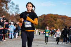 Rising New York Road Runners Cross Country event at Van Cortlandt Park Bronx, N.Y. on 1/21/21.  Runners from the ages 2 up to 18 spent a beautiful Sunday morning running in the park.  The youths ran 3 separate cross country heats.  The event was sponsored by New York Road Runners to promote youth running.  Copyright Jon Simon