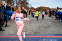 Rising New York Road Runners Cross Country event at Van Cortlandt Park Bronx, N.Y. on 1/21/21.  Runners from the ages 2 up to 18 spent a beautiful Sunday morning running in the park.  The youths ran 3 separate cross country heats.  The event was sponsored by New York Road Runners to promote youth running.  Copyright Jon Simon