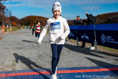 Rising New York Road Runners Cross Country event at Van Cortlandt Park Bronx, N.Y. on 1/21/21.  Runners from the ages 2 up to 18 spent a beautiful Sunday morning running in the park.  The youths ran 3 separate cross country heats.  The event was sponsored by New York Road Runners to promote youth running.  Copyright Jon Simon