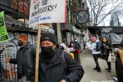 New York- Laundry workers rally  in Chinatown against a company who are trying to break the workers union.