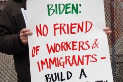 New York- Laundry workers rally  in Chinatown against a company who are trying to break the workers union.