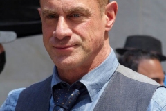 New York-   Filming the Television show" Law and Order- Organized Crime" in  the financial District of Manhattan Christopher Meloni