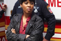 New York-   Filming the Television show" Law and Order- Organized Crime" in  the financial District of Manhattan
Danelle Mone Truitt