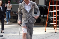 New York-   Filming the Television show" Law and Order- Organized Crime" in  the financial District of Manhattan
Dylan McDermot