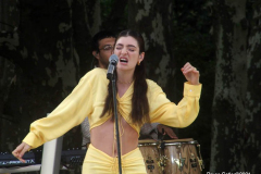 New York,  Lorde performs in New York's Central park for the Good Morning America Concert series.