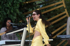 New York,  Lorde performs in New York's Central park for the Good Morning America Concert series.